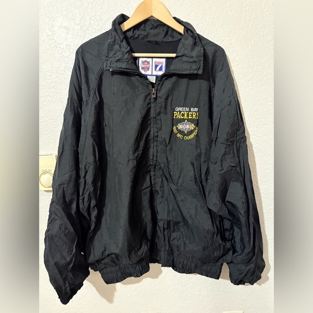 1998 Packers Super Bowl XXXIl Windbreaker XL